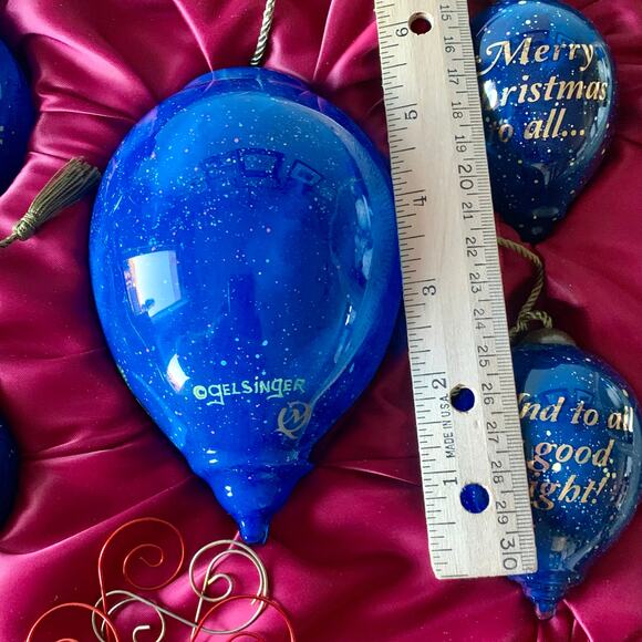 Ne'Qwa Art Crimson Cardinal Ornament Gift Set 5 Glass Ornaments Dona Gelsinger - Picture 8 of 13